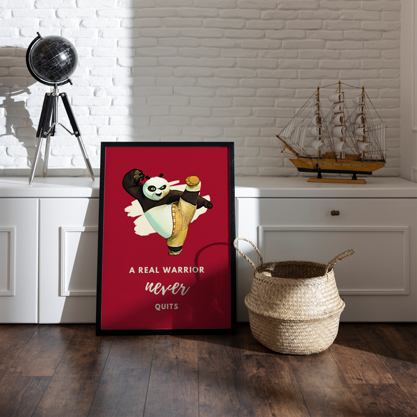 Kung Fu Panda - A real warrior Poster - The Mortal Soul
