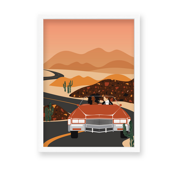 Vacation Boho Style Minimal Modern Wall Art
