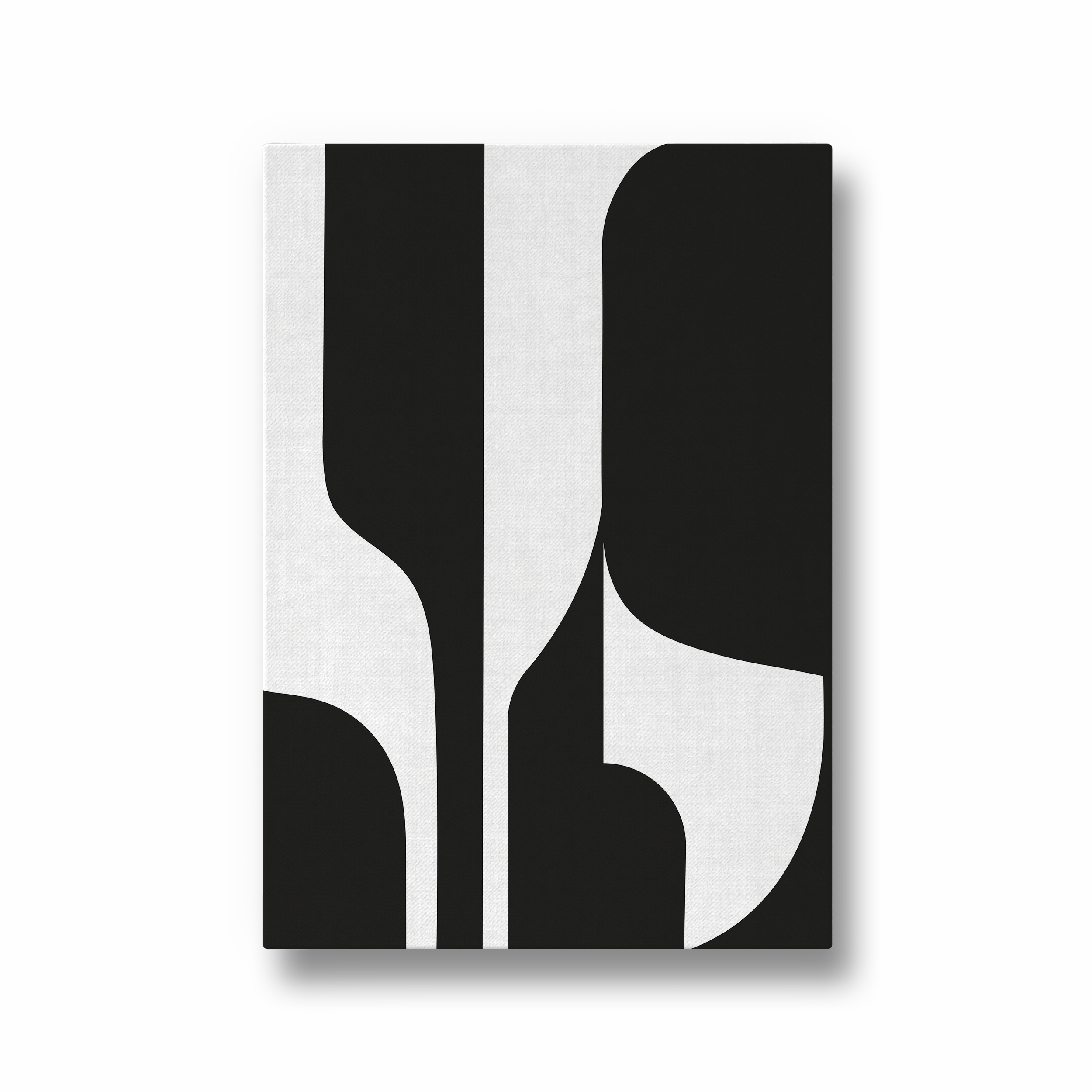Cosmic Contrast Simplicity Wall Art