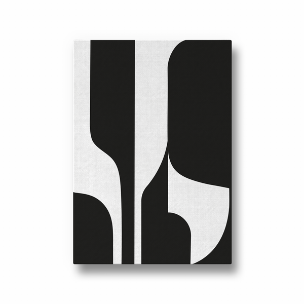 Cosmic Contrast Simplicity Wall Art