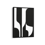 Cosmic Contrast Simplicity Wall Art