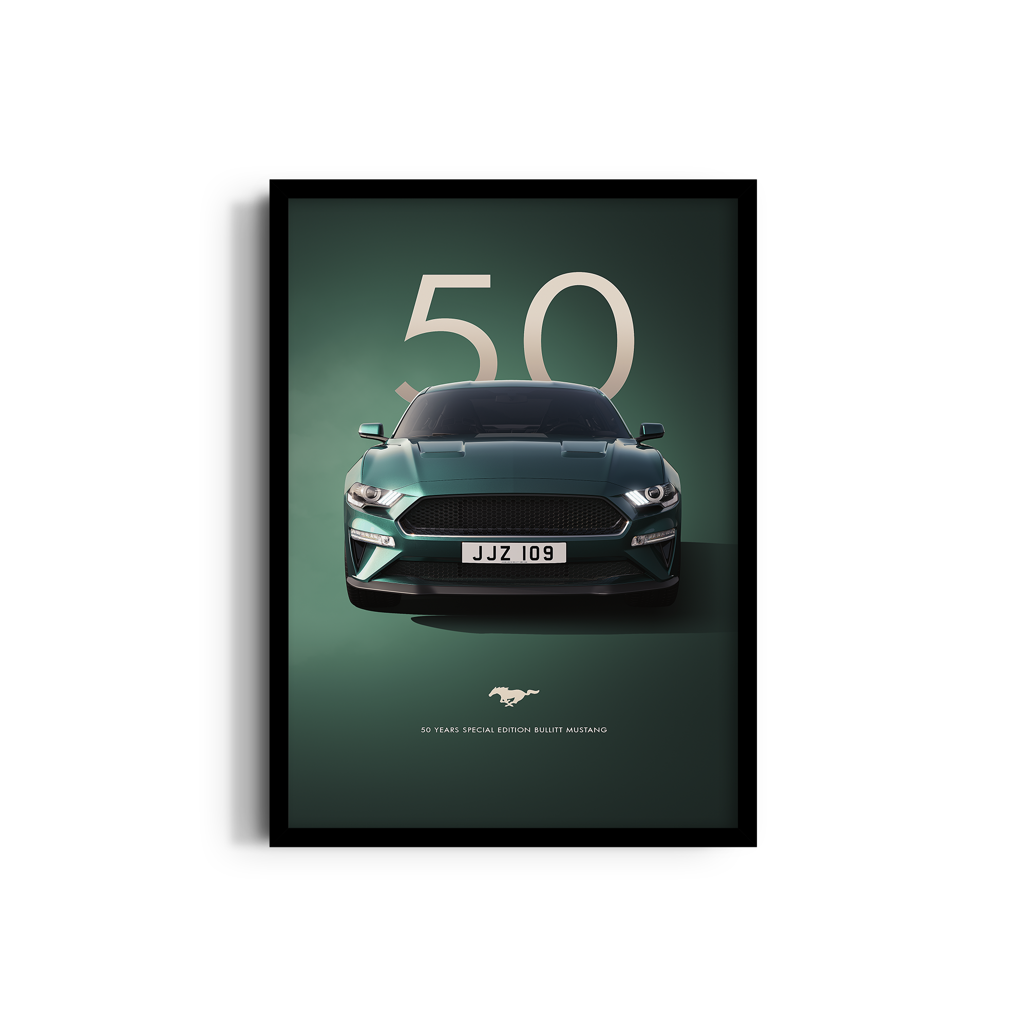 Special Edition Bullitt Mustang Wall Art