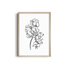 Monochrome Blossom Dancing Wall Art