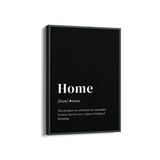 Home Definition Style Wall Art