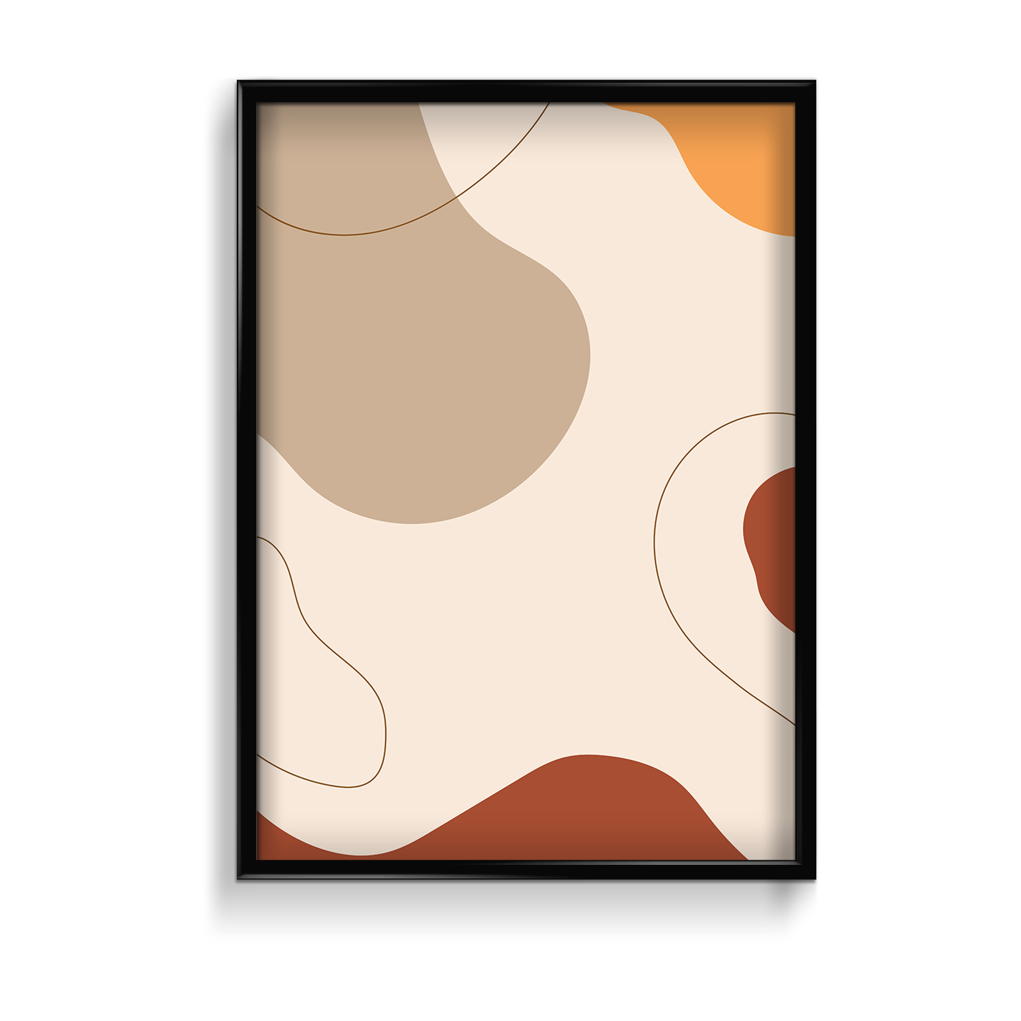 Freeform Symphony Abstract Modern Wall Art