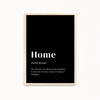 Home Definition Style Wall Art