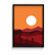 Red Desert Landscape Modern Wall Art