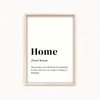 Home Definition Style Wall Art