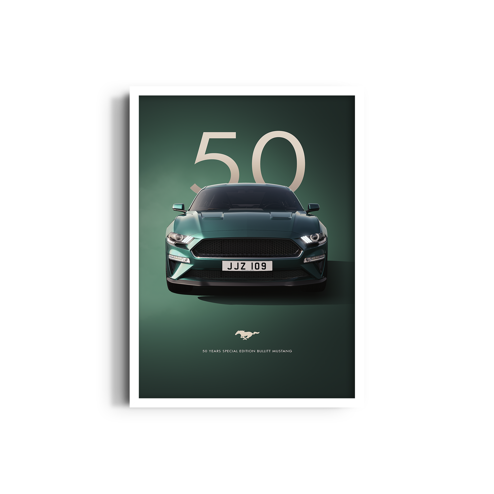 Special Edition Bullitt Mustang Wall Art