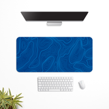 Abyssal Wave Topography Desk Mat | Desk Pad | Mouse Pad