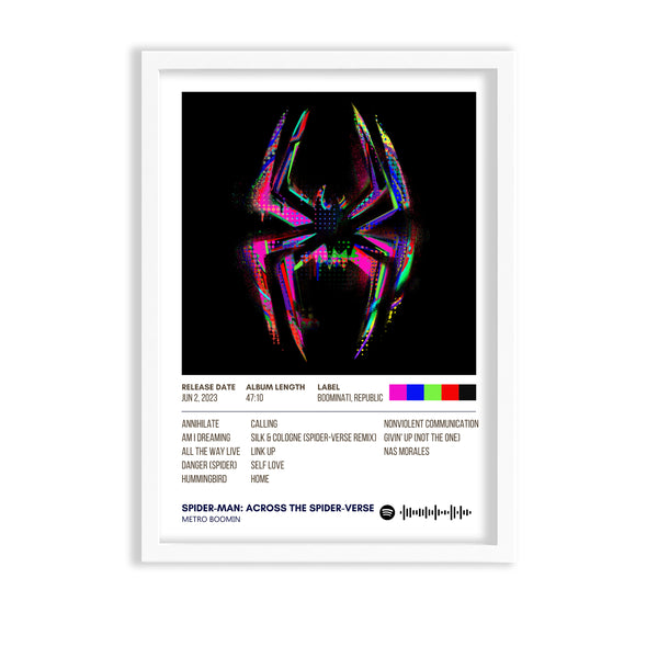 Spider-Man: Across the Spider-Verse by Metro Boomin Album Poster