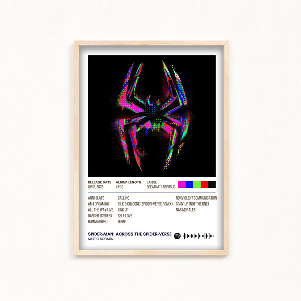 Spider-Man: Across the Spider-Verse by Metro Boomin Album Poster