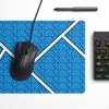 Aqua Spirals Desk Mat | Desk Pad | Mouse Pad
