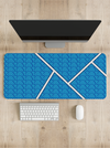 Aqua Spirals Desk Mat | Desk Pad | Mouse Pad