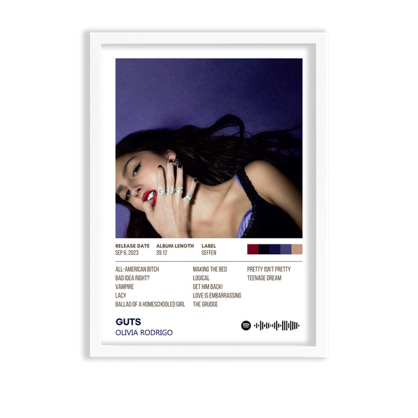 Guts by Olivia Rodrigo Album Poster