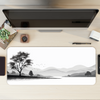 Grey Horizon Monochrome Desk Mat | Desk Pad | Mouse Pad