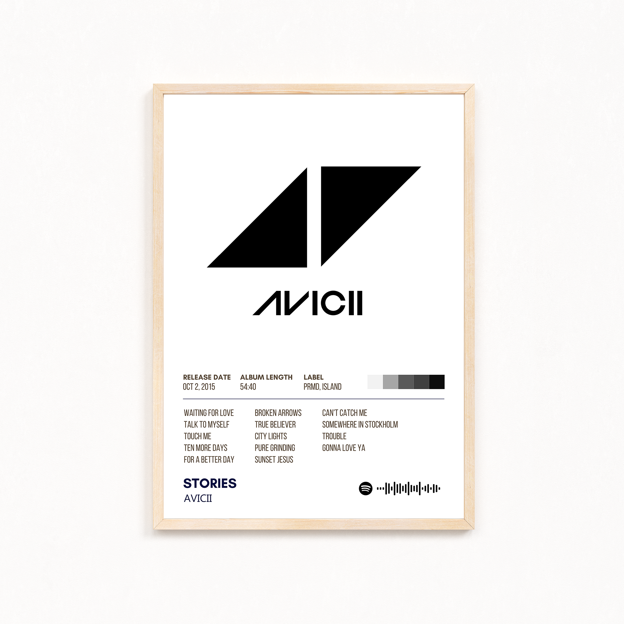 Stories by Avicii Music Album Poster