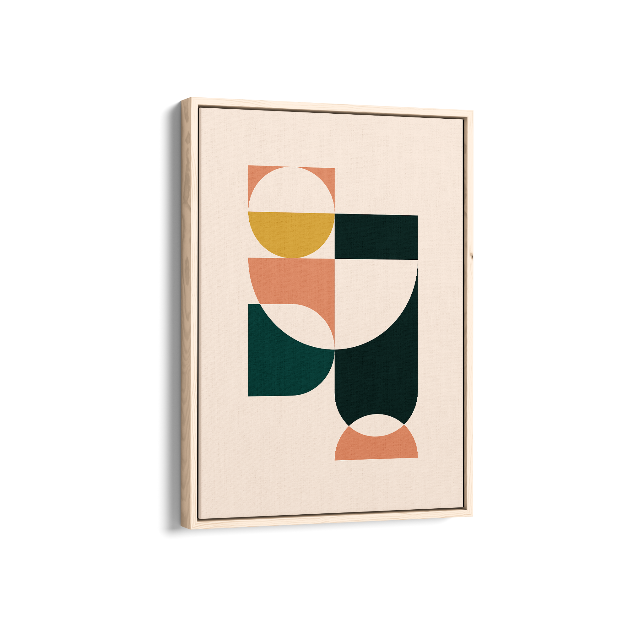 Chains of Childhood Abstract Geometric Modern Wall Art