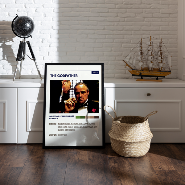 The Godfather Retro Wall Art