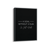 A goal without a plan is just a wish Quote Wall Art