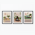 Set of 3 Kind Women Modern Wall Art