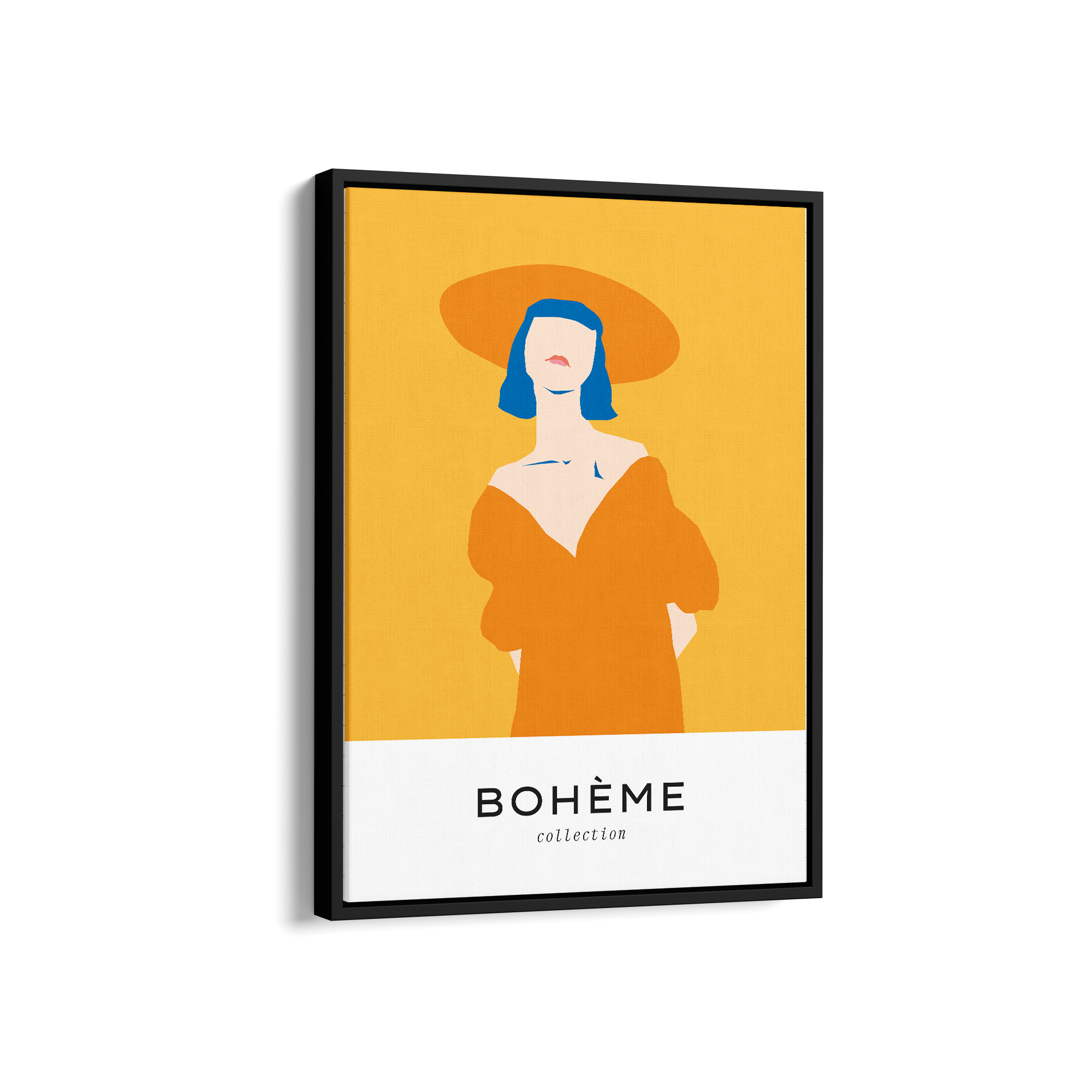 Boheme Girl Abstract Wall Art