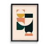 Chains of Childhood Abstract Geometric Modern Wall Art
