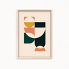 Chains of Childhood Abstract Geometric Modern Wall Art