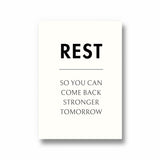 Rest Definition Poster