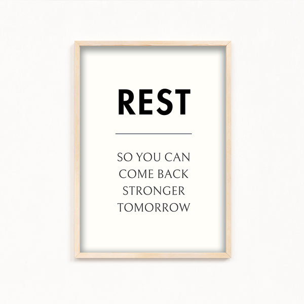 Rest Definition Poster