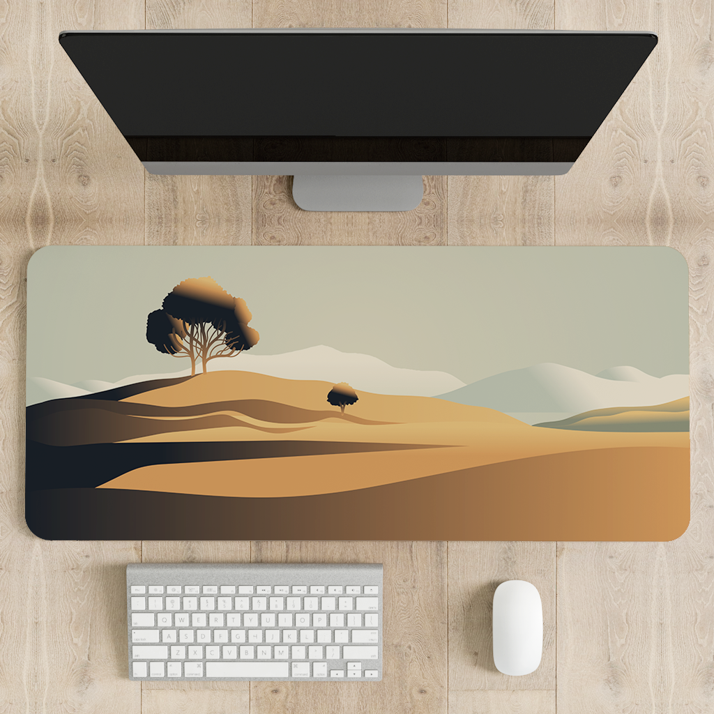 Desert Stillness Desk Mat | Desk Pad | Mouse Pad