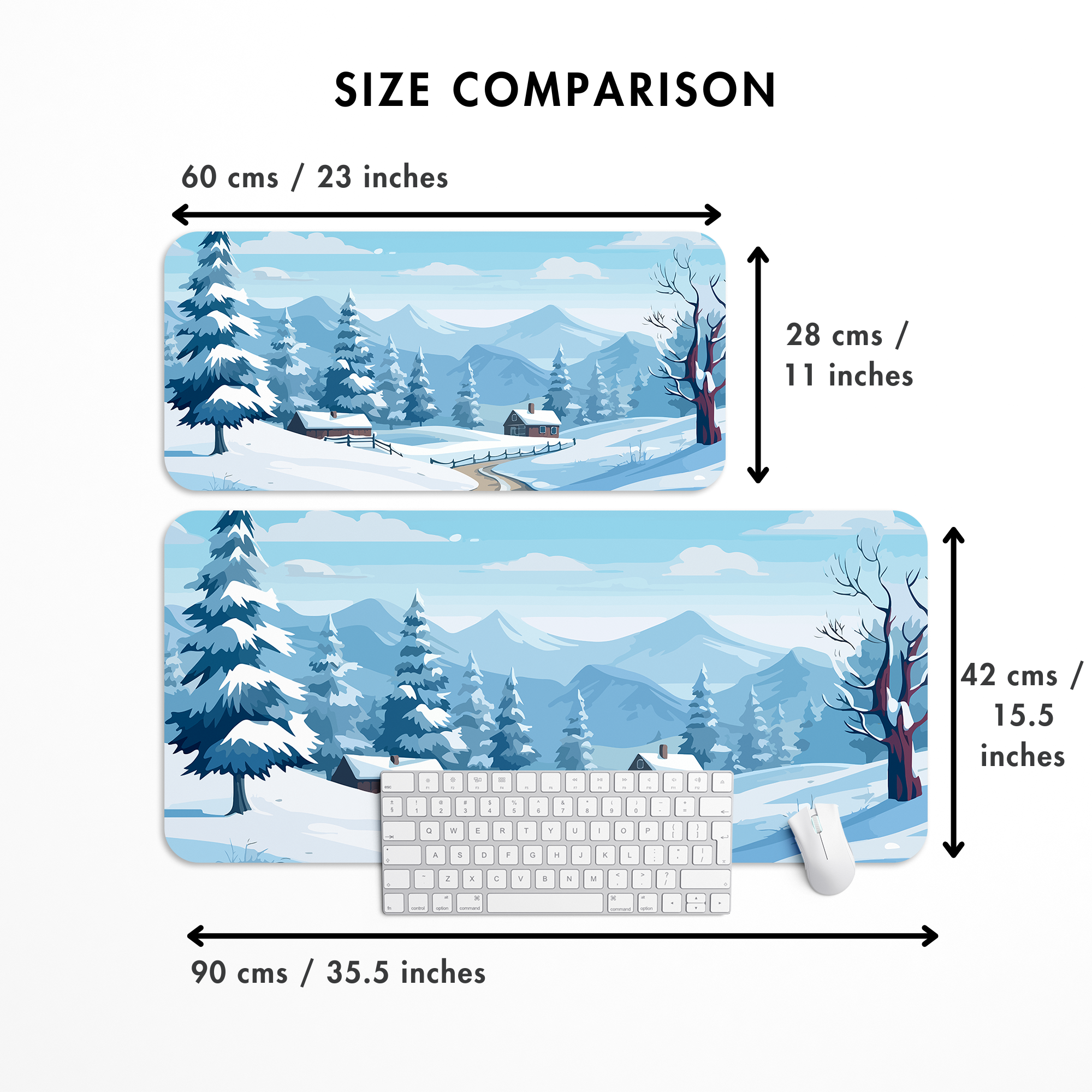 Alpine Retreat Desk Mat | Desk Pad | Mouse Pad