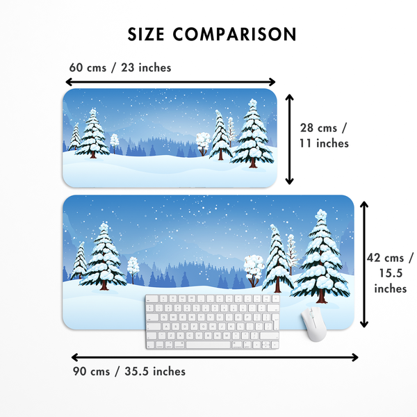 Silent Frost Desk Mat | Desk Pad | Mouse Pad