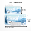 Glacier View Desk Mat | Desk Pad | Mouse Pad