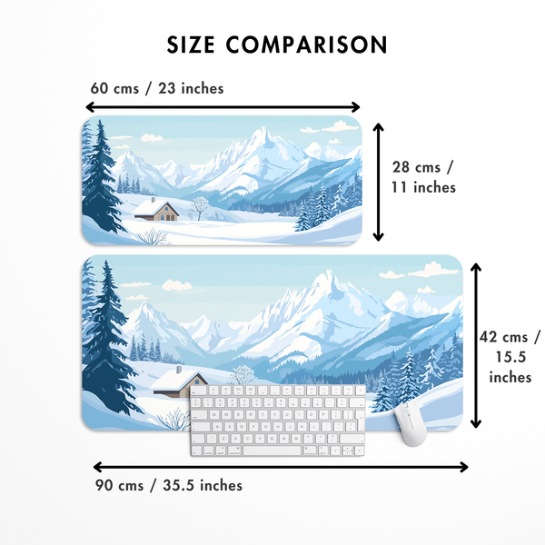 Glacier View Desk Mat | Desk Pad | Mouse Pad