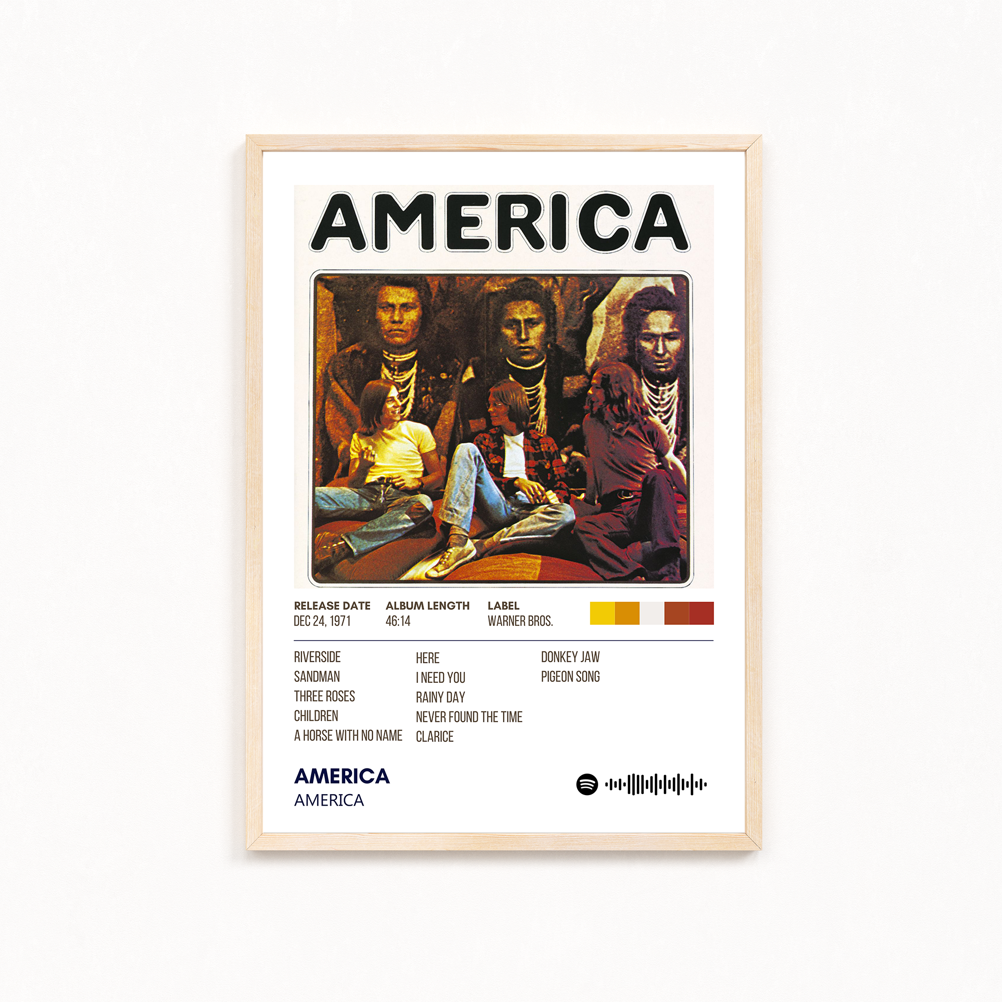 America by America Music Album Poster