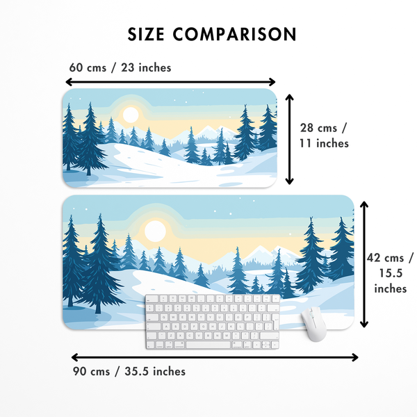 Golden Frost Desk Mat | Desk Pad | Mouse Pad