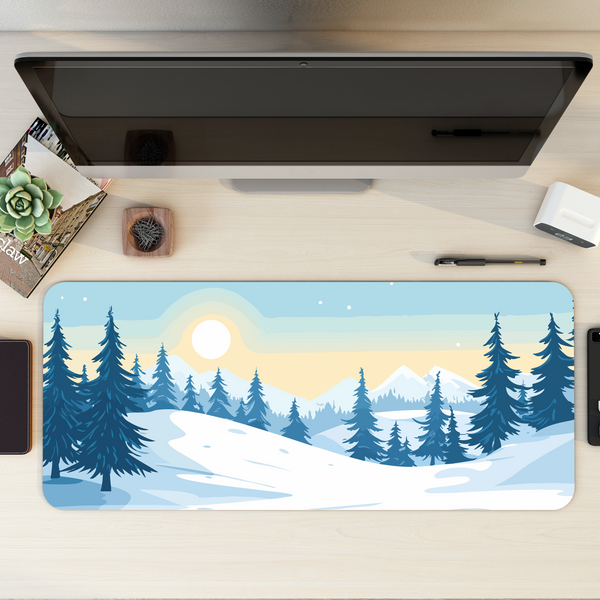Golden Frost Desk Mat | Desk Pad | Mouse Pad