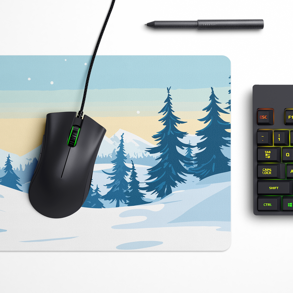Golden Frost Desk Mat | Desk Pad | Mouse Pad