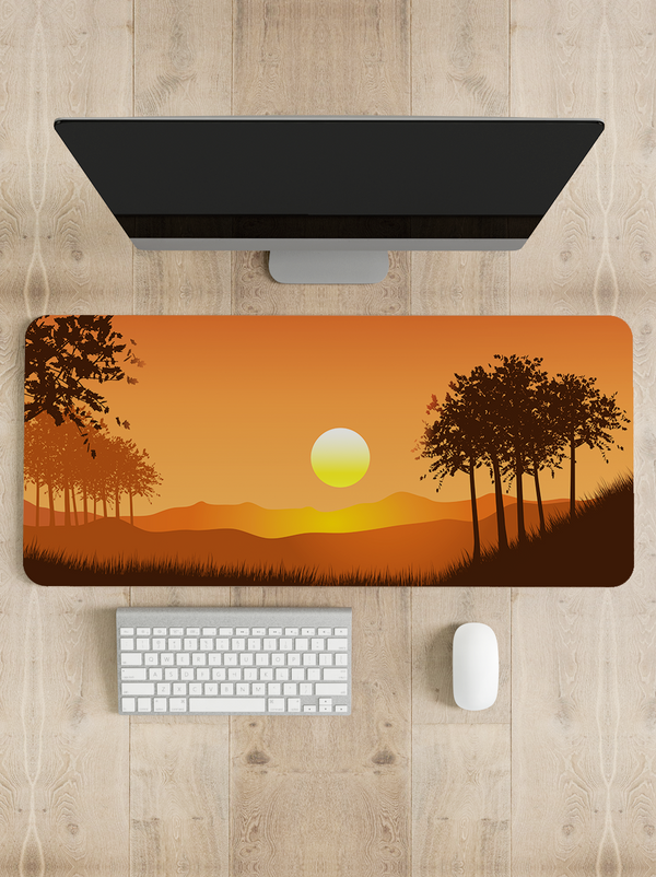 Evening Glow Desk Mat | Desk Pad | Mouse Pad