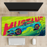 Mustang Racing Car Desk Mat | Desk Pad | Mouse Pad