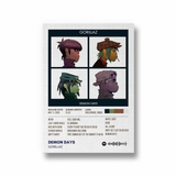 Demon Days by Gorillaz Music Album Poster
