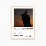 Love is not dying by Jeremy Zucker Music Album Poster