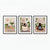 Set of 3 Kind Women Modern Wall Art