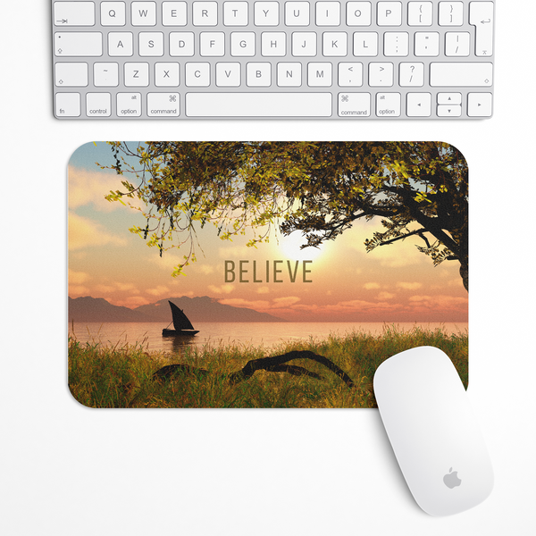 Believe Beautiful Landscape Gaming Mouse Pad