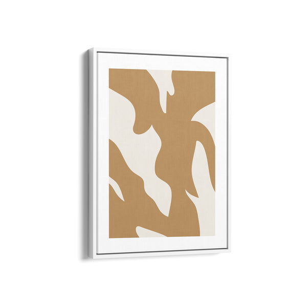 Yellow Abstract Boho Modern Wall Art