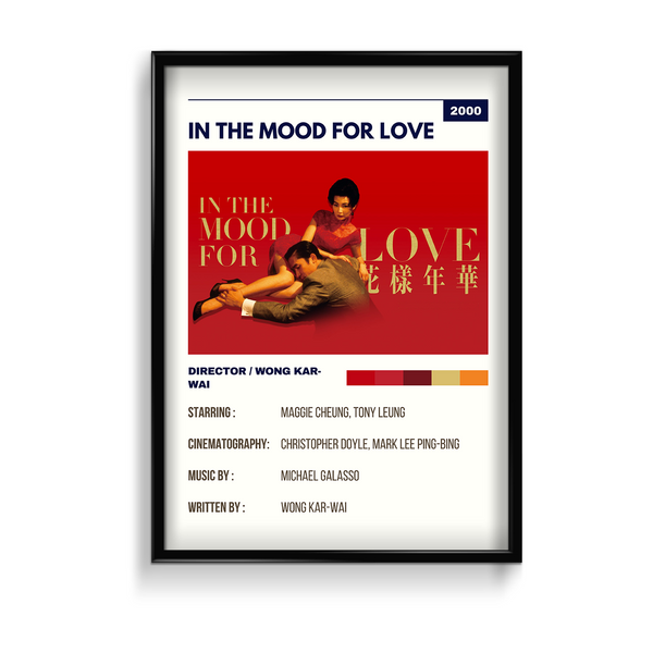 In the mood for love Retro Wall Art