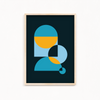 Eminent Compassion Abstract Geometric Modern Wall Art