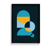 Eminent Compassion Abstract Geometric Modern Wall Art