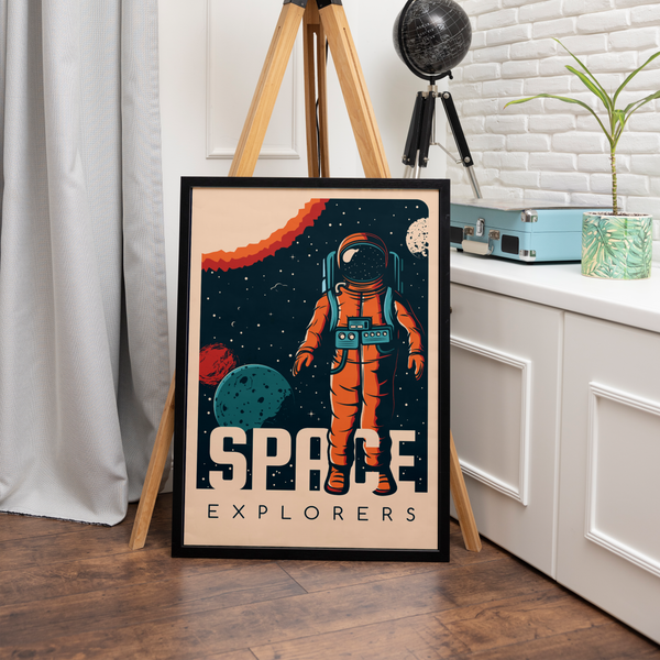 Space Explorers Wall Art